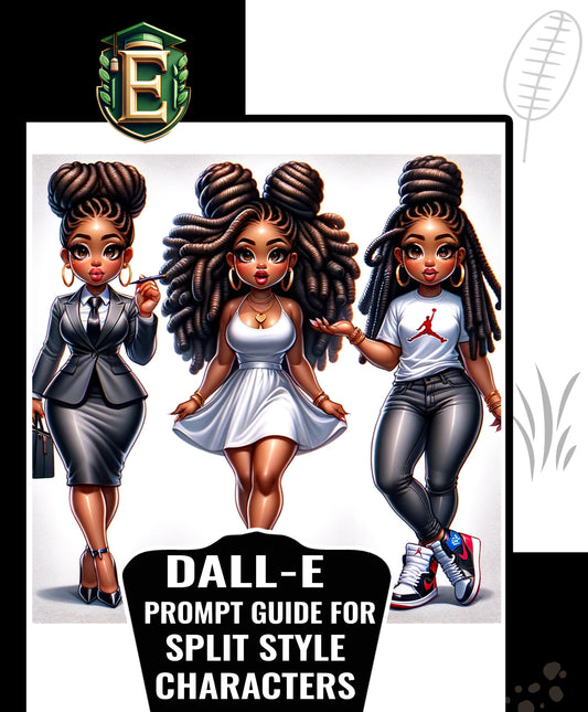 Prompt Guide Dall E: Split Style Characters