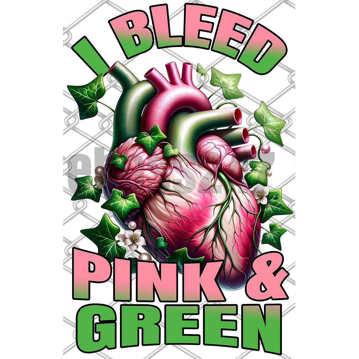 I Bleed Pink and Green AKA MRR PNG