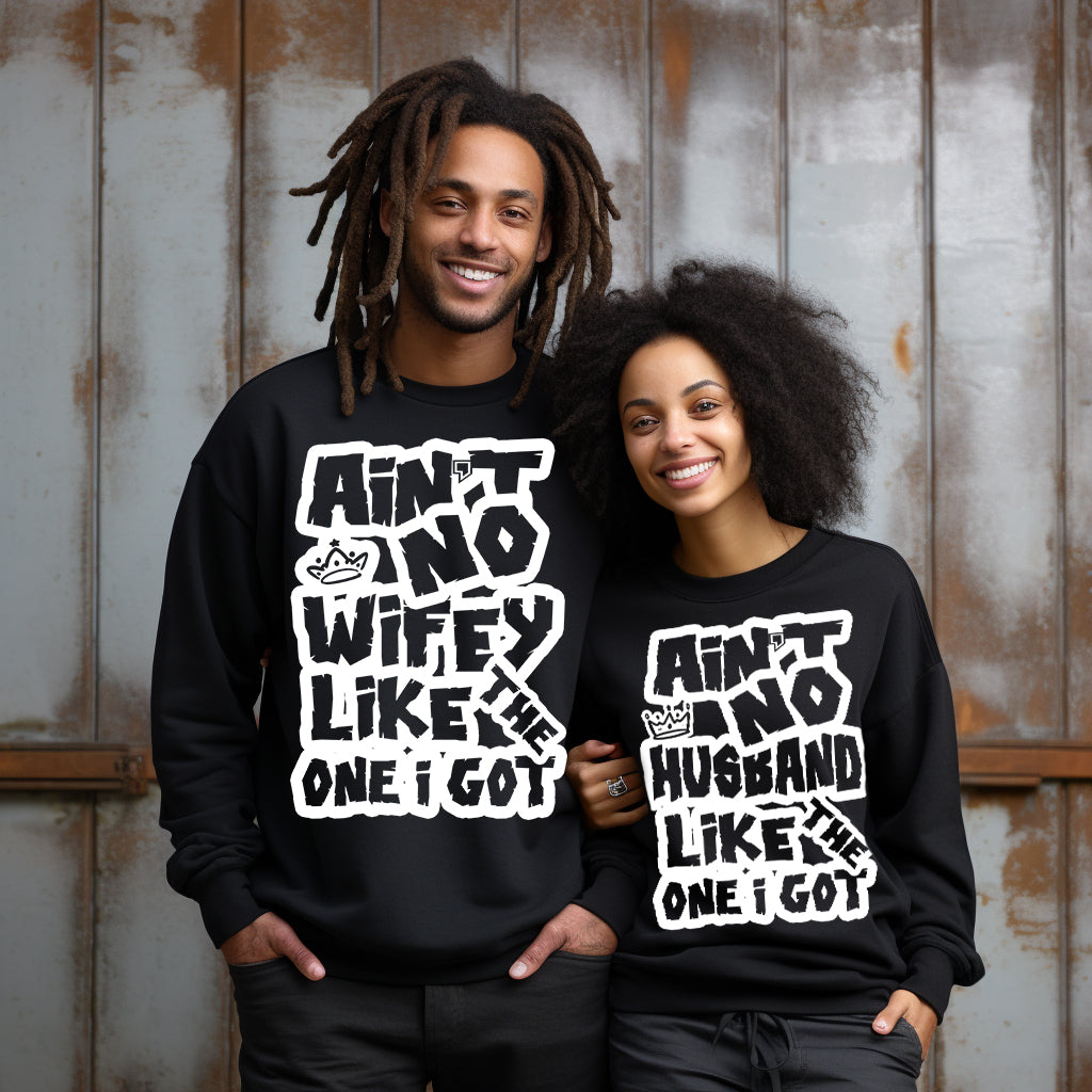 Aint No Wifey Hubby Like The One I Got PNG SVG