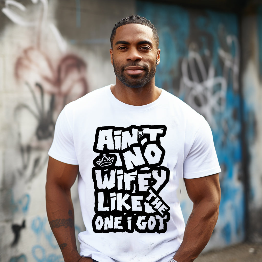 Aint No Wifey Hubby Like The One I Got PNG SVG