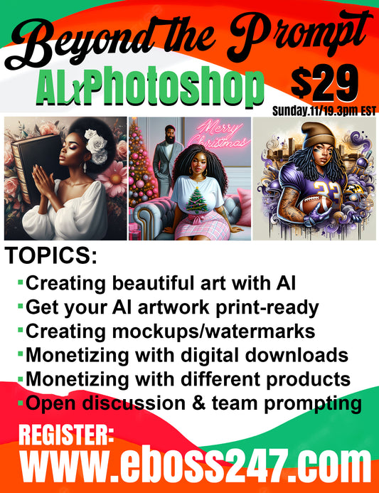 "Beyond the Prompt": AI x Photoshop Pre-Recorded Training