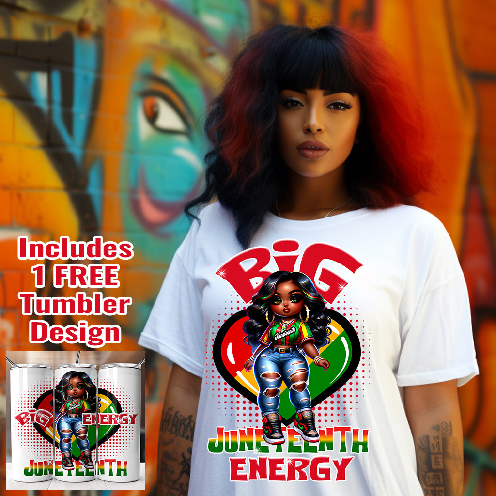 Big Juneteenth Energy PNG Set