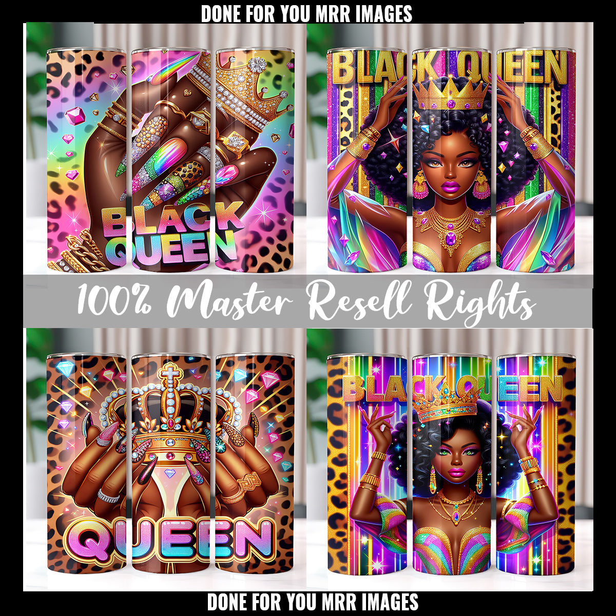 "Unlimited-Buyer" Black Queen Tumbler MRR Bundle