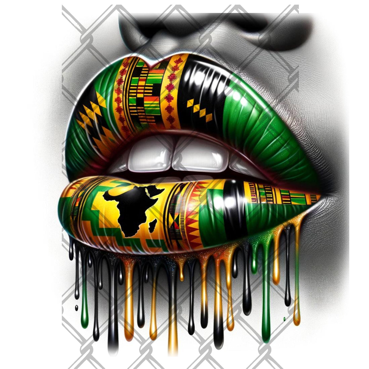 Black History Lips PNG