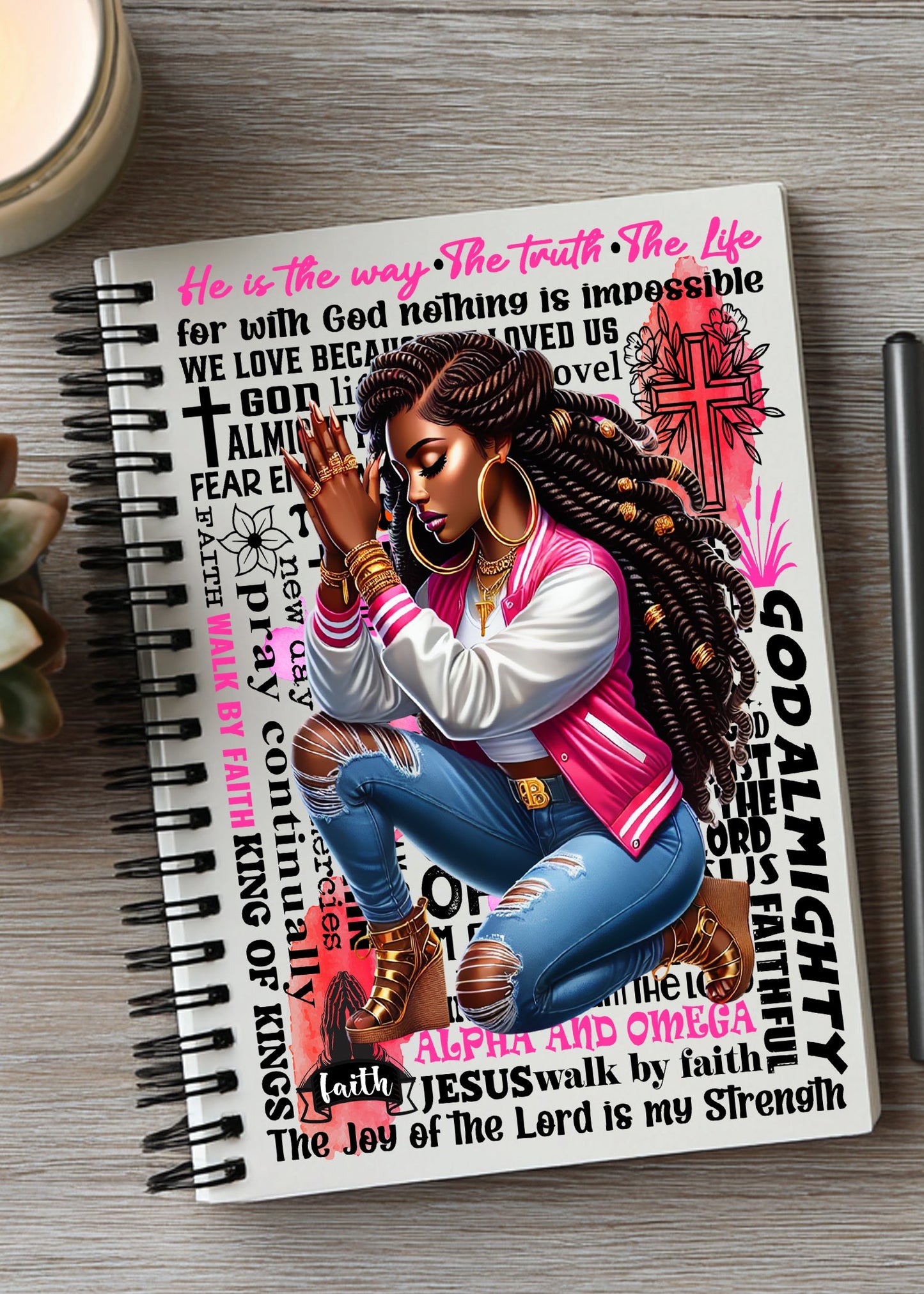 Child of God Journal UV DTF Stickers
