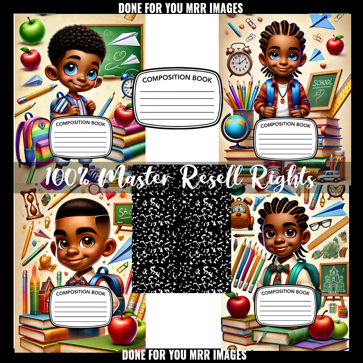 Composition Book Cover Boys Part-2 MRR Bundle