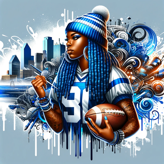 Dall E Prompt: Football Girl