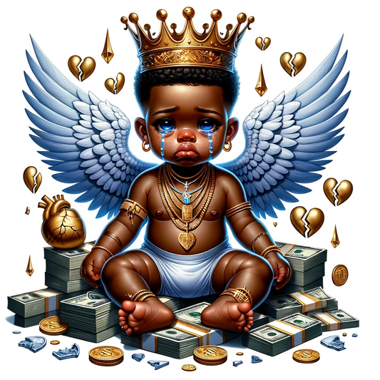 Dall E Prompt: Cherub Baby Wealth