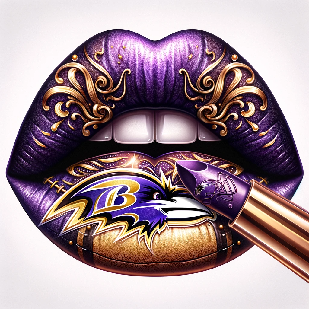 Dall E Prompt: Football Theme Lips