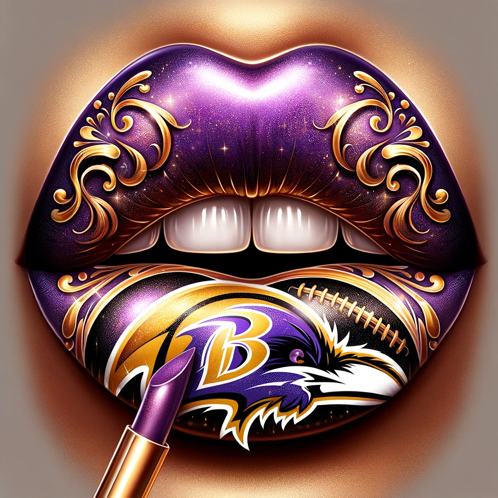 Dall E Prompt: Football Theme Lips