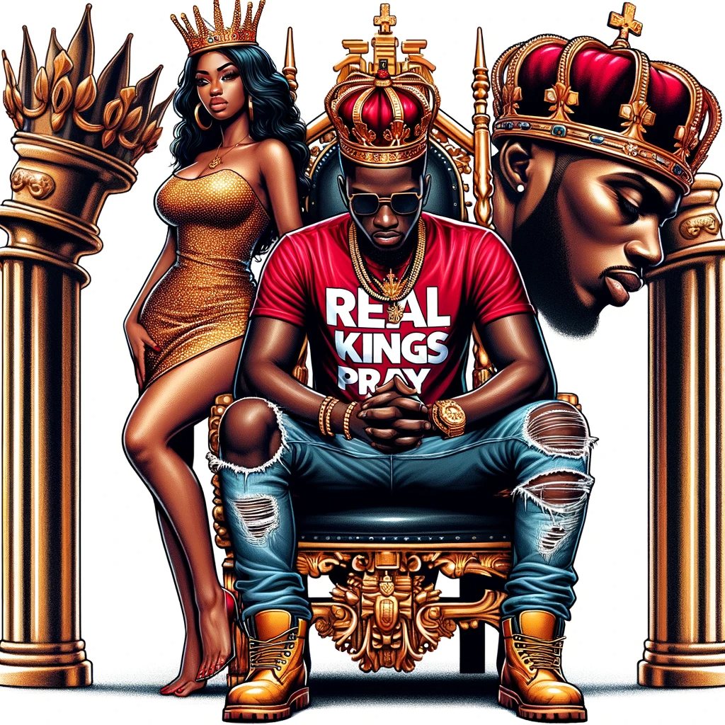 Dall E Prompt: Real Kings Pray