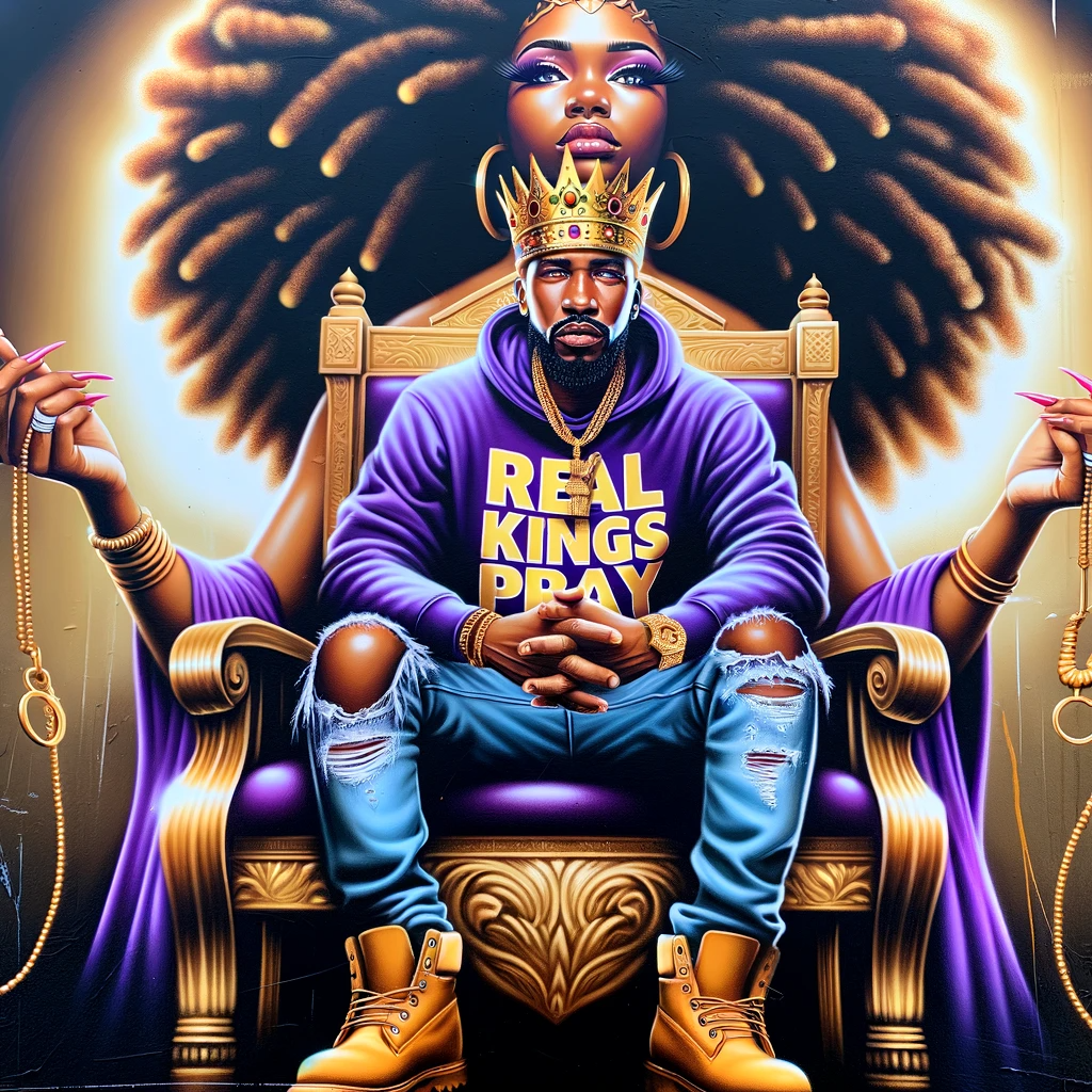 Dall E Prompt: Real Kings Pray