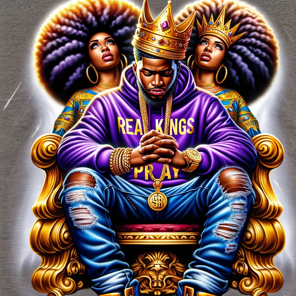 Dall E Prompt: Real Kings Pray