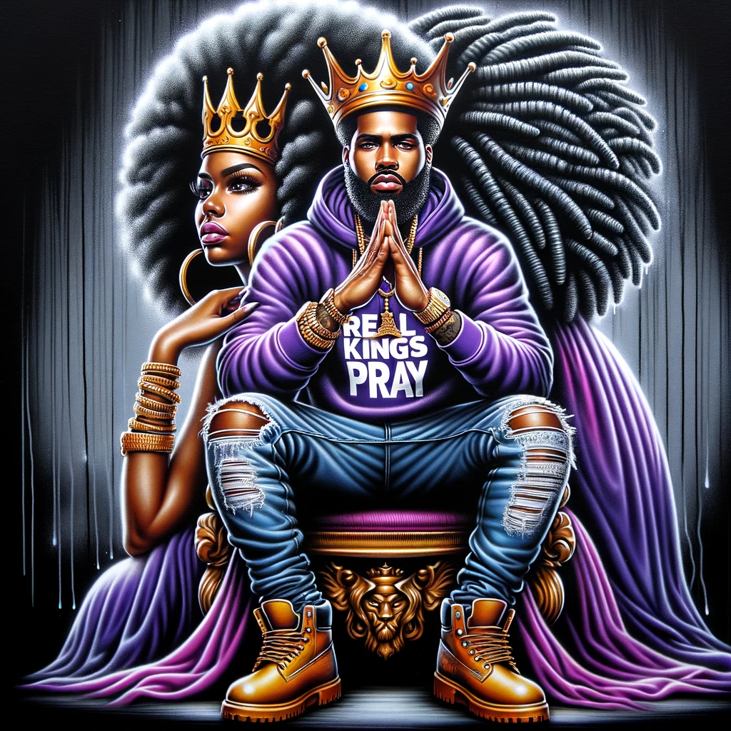 Dall E Prompt: Real Kings Pray