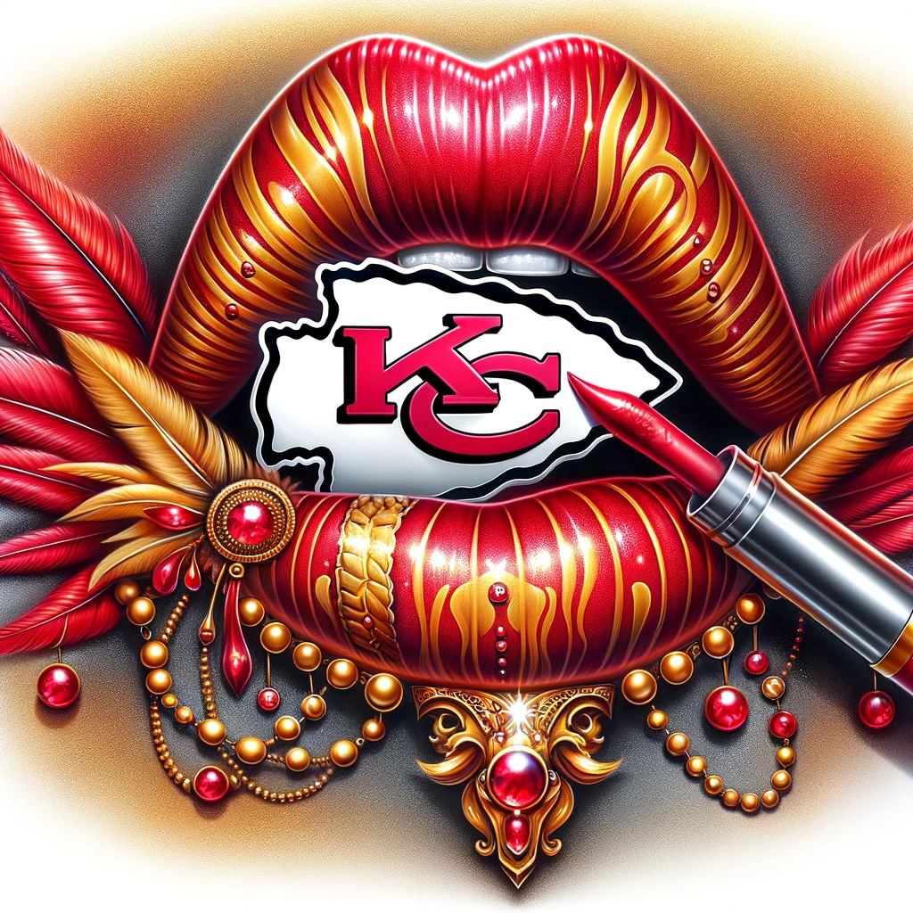 Dall E Prompt: Football Theme Lips
