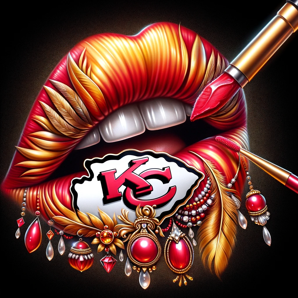 Dall E Prompt: Football Theme Lips