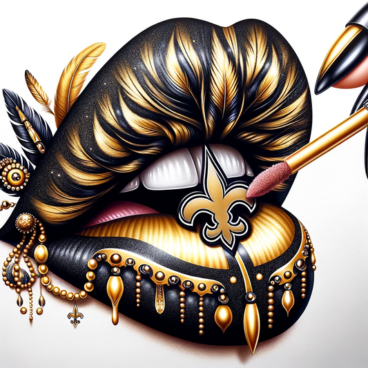 Dall E Prompt: Football Theme Lips