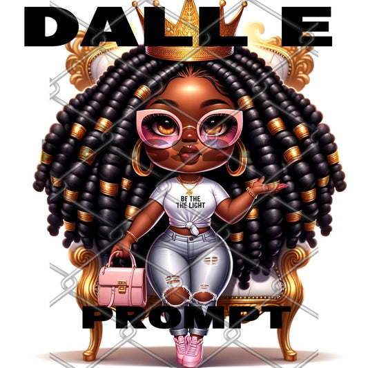 Dall E Prompt: Chibi Girl Crown