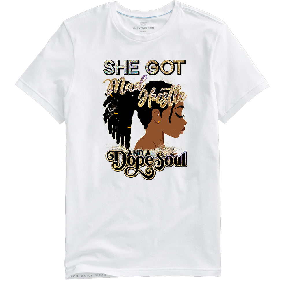 Dope Soul Side Locs Ponytail PNG
