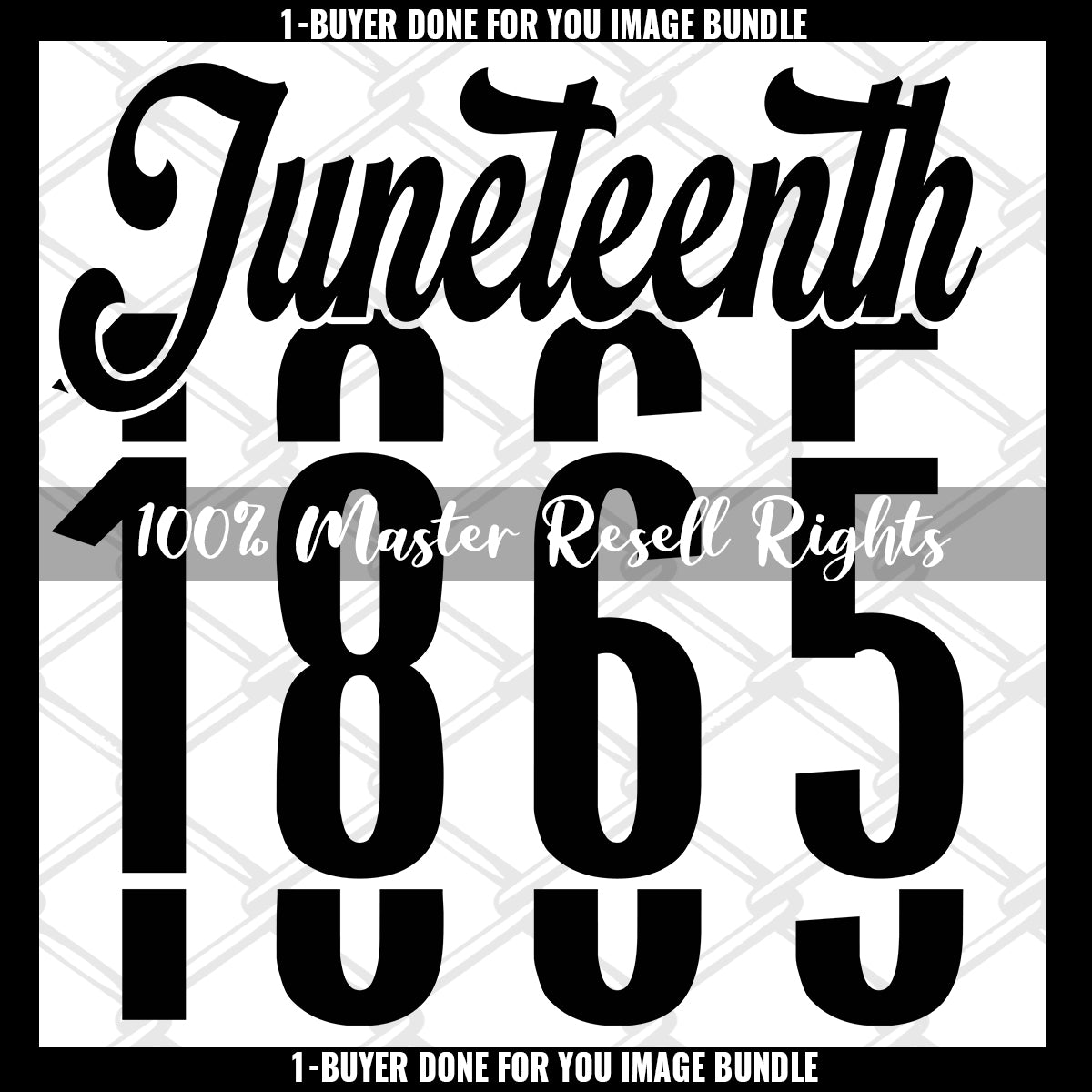 Juneteenth 1865 MRR PNG SVG-B