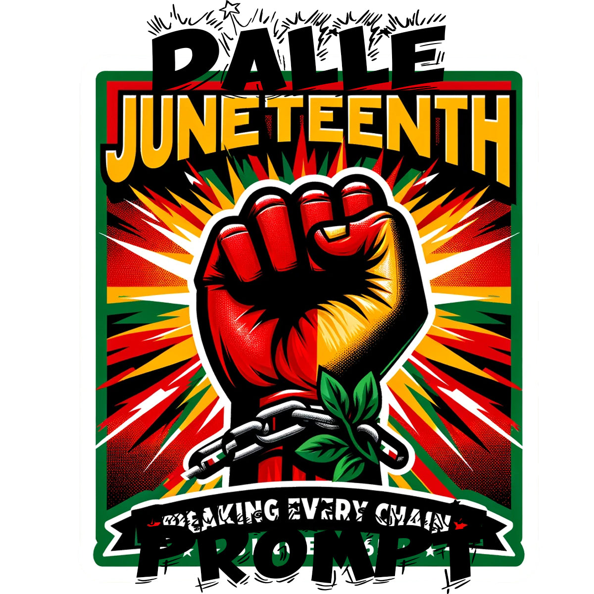 Dall E Prompt: Juneteenth Fist