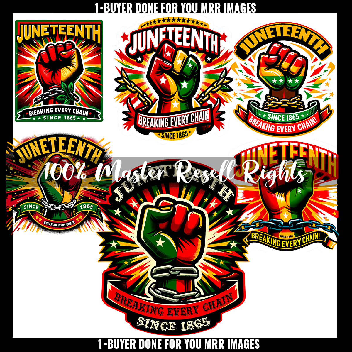 Juneteenth Fists MRR Bundle - Part 1