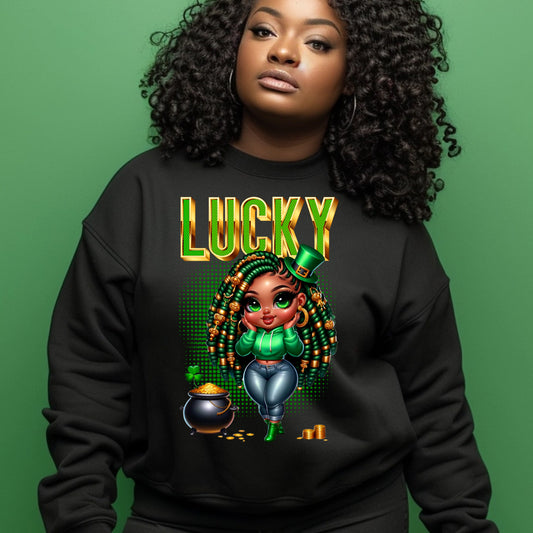 Lucky Locs PNG Design