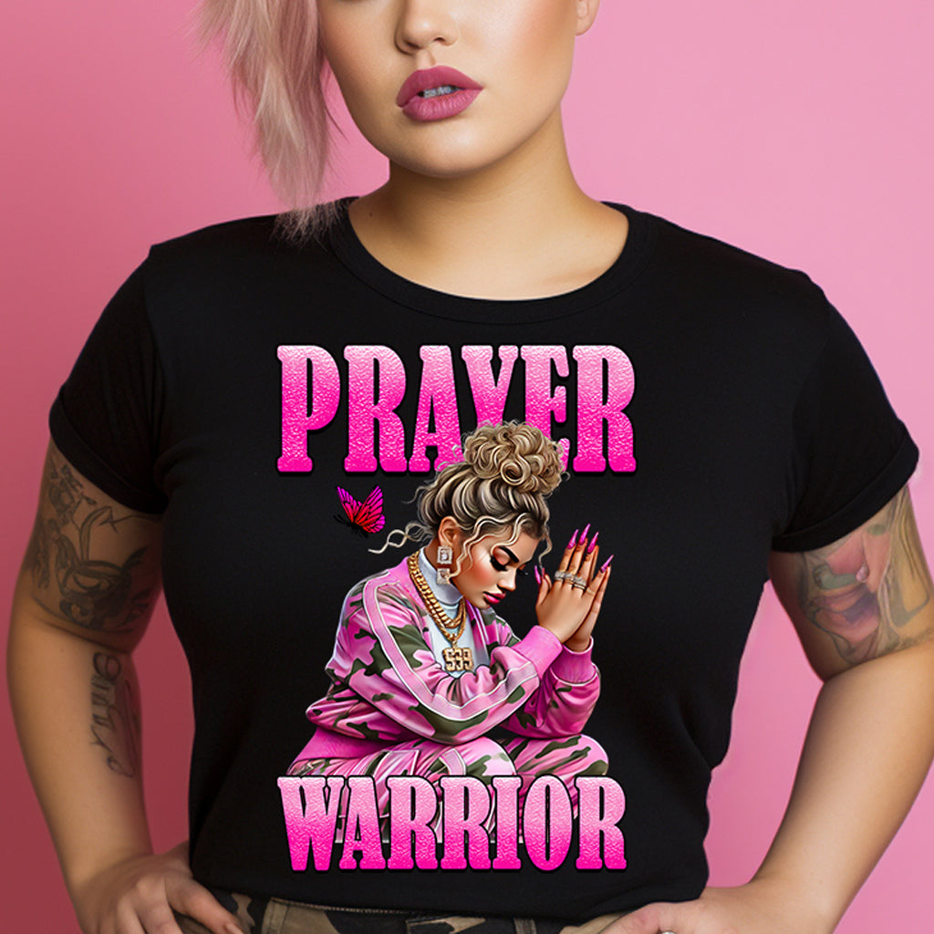 Pink Camo Prayer Warrior Motivational Words MRR Bundle