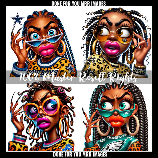 "Unlimited-Buyer" Football Quirky Girls MRR Bundle - Part 1