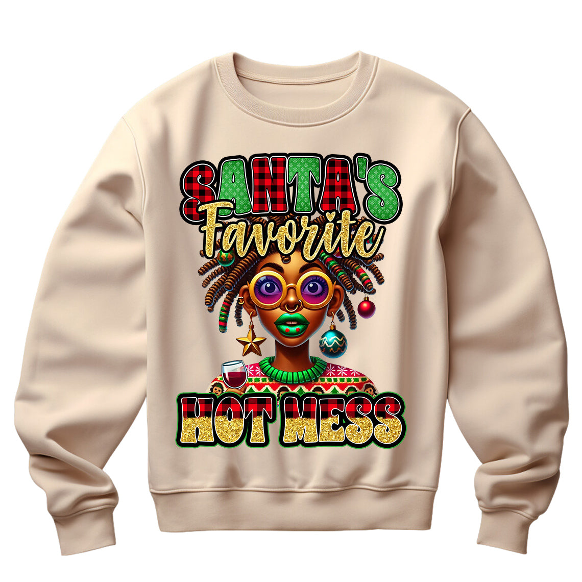 Santa's Favorite Hot Mess MRR PNG