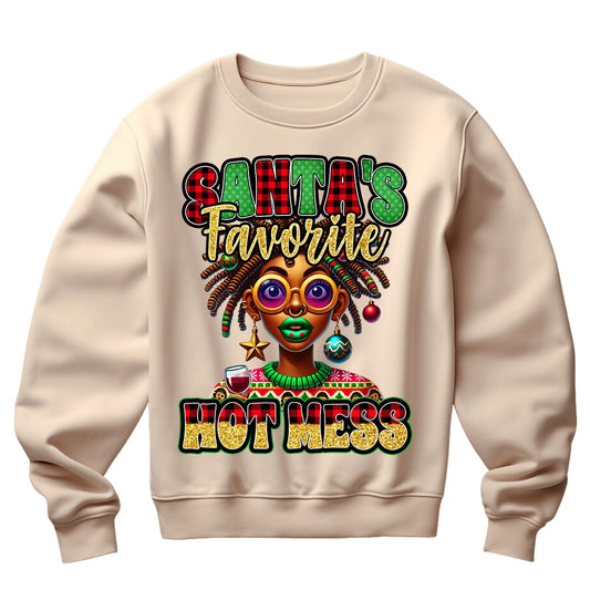 Santa's Favorite Hot Mess MRR PNG