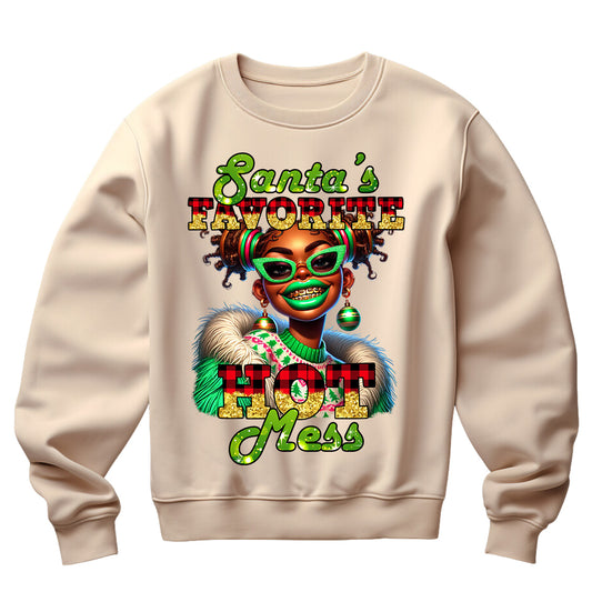 Santa's Favorite Hot Mess MRR PNG