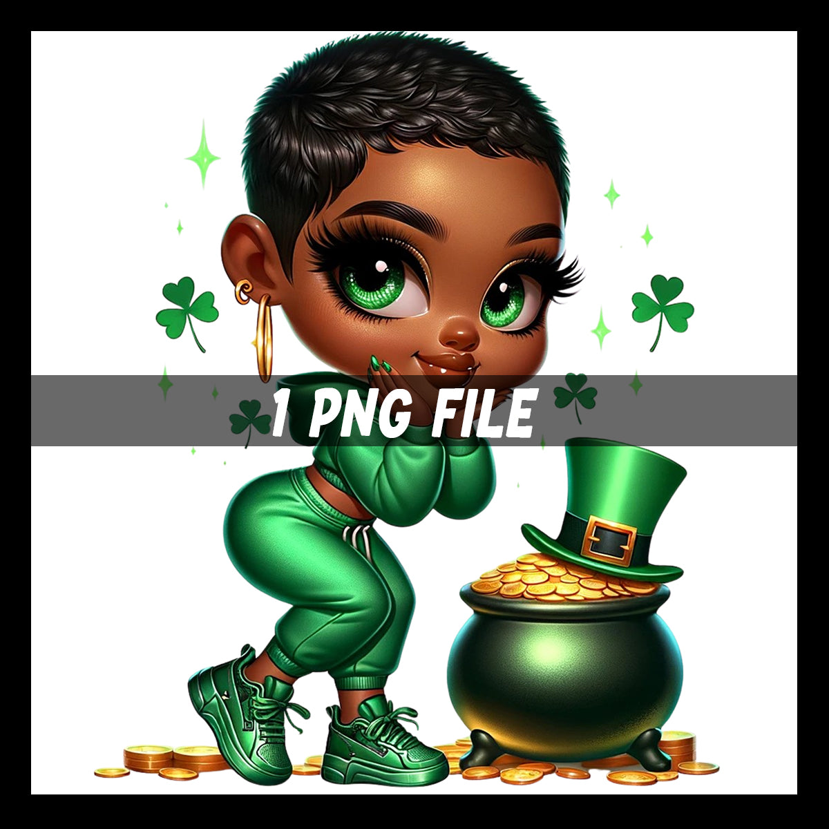 St. Patrick's Chibi Girl MRR Bundle