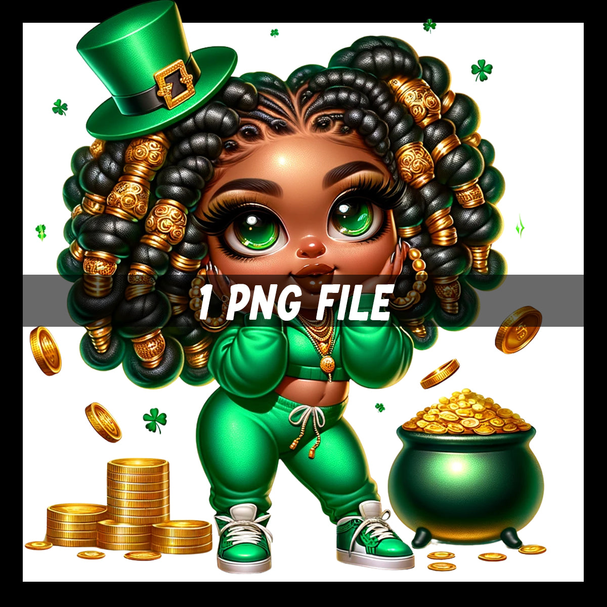 St. Patrick's Chibi Girl MRR Bundle