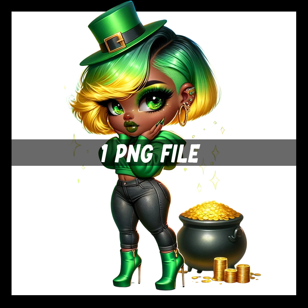 St. Patrick's Chibi Girl MRR Bundle