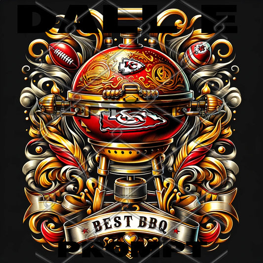 Dall E Prompt: Football Theme Best BBQ