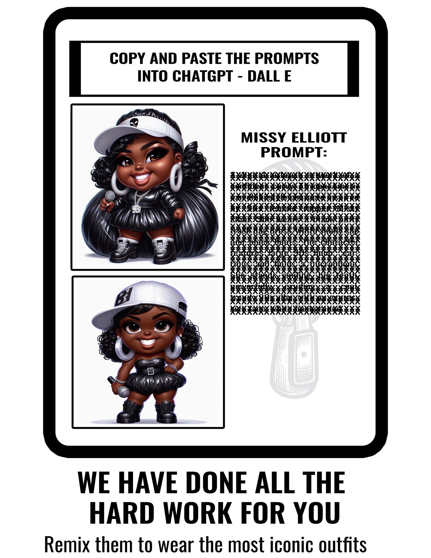 Prompt Guide Dall E: 90s Vibes Chibi Girls