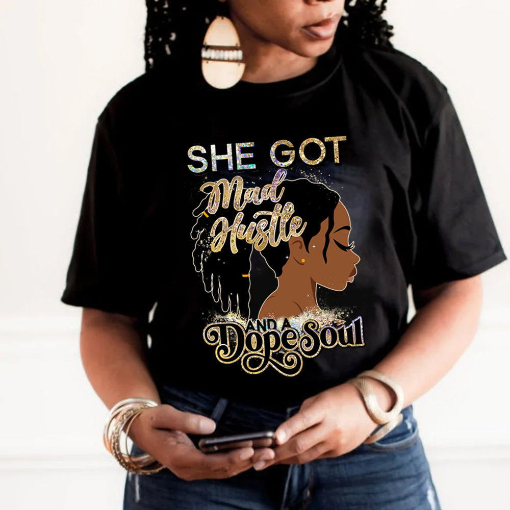 Dope Soul Side Locs Ponytail PNG