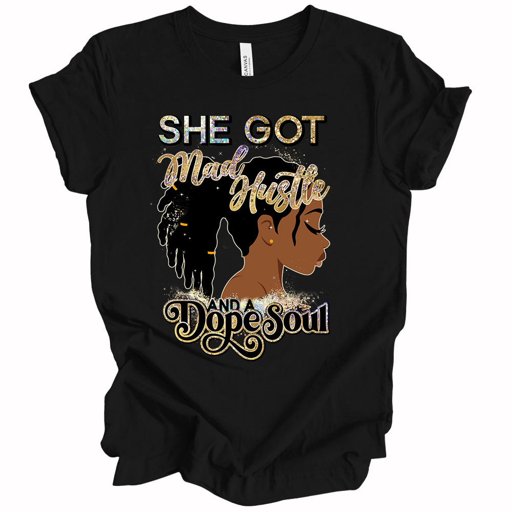 Dope Soul Side Locs Ponytail PNG