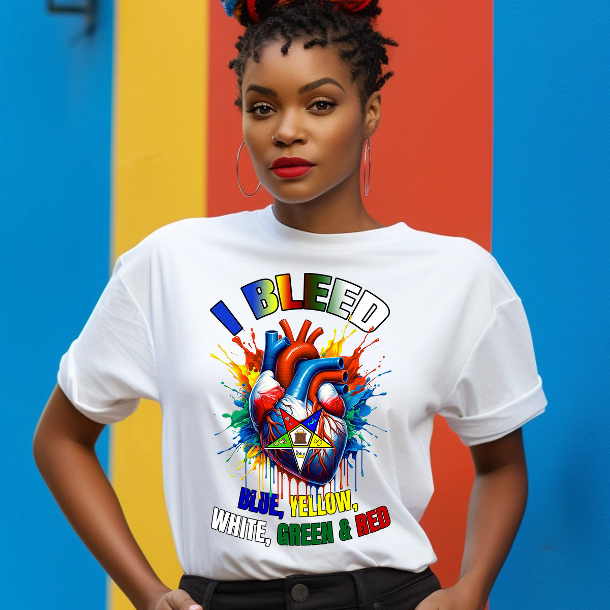 I Bleed OES Heart PNG