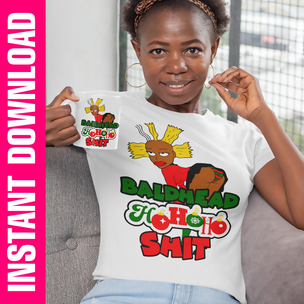 Baldhead HoHoHo Shi PNG SVG