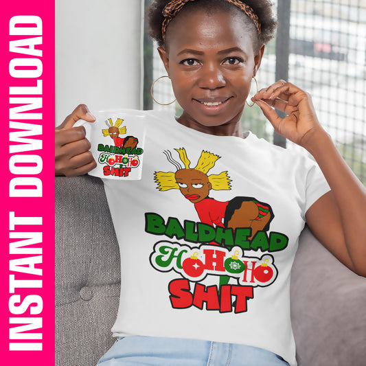 Baldhead HoHoHo Shi PNG SVG