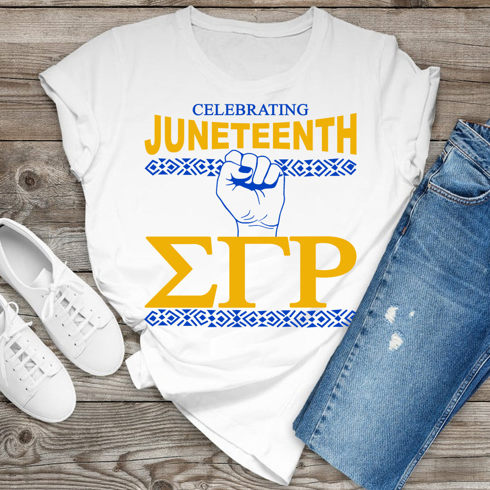 Celebrate Juneteenth SGRho PNG SVG