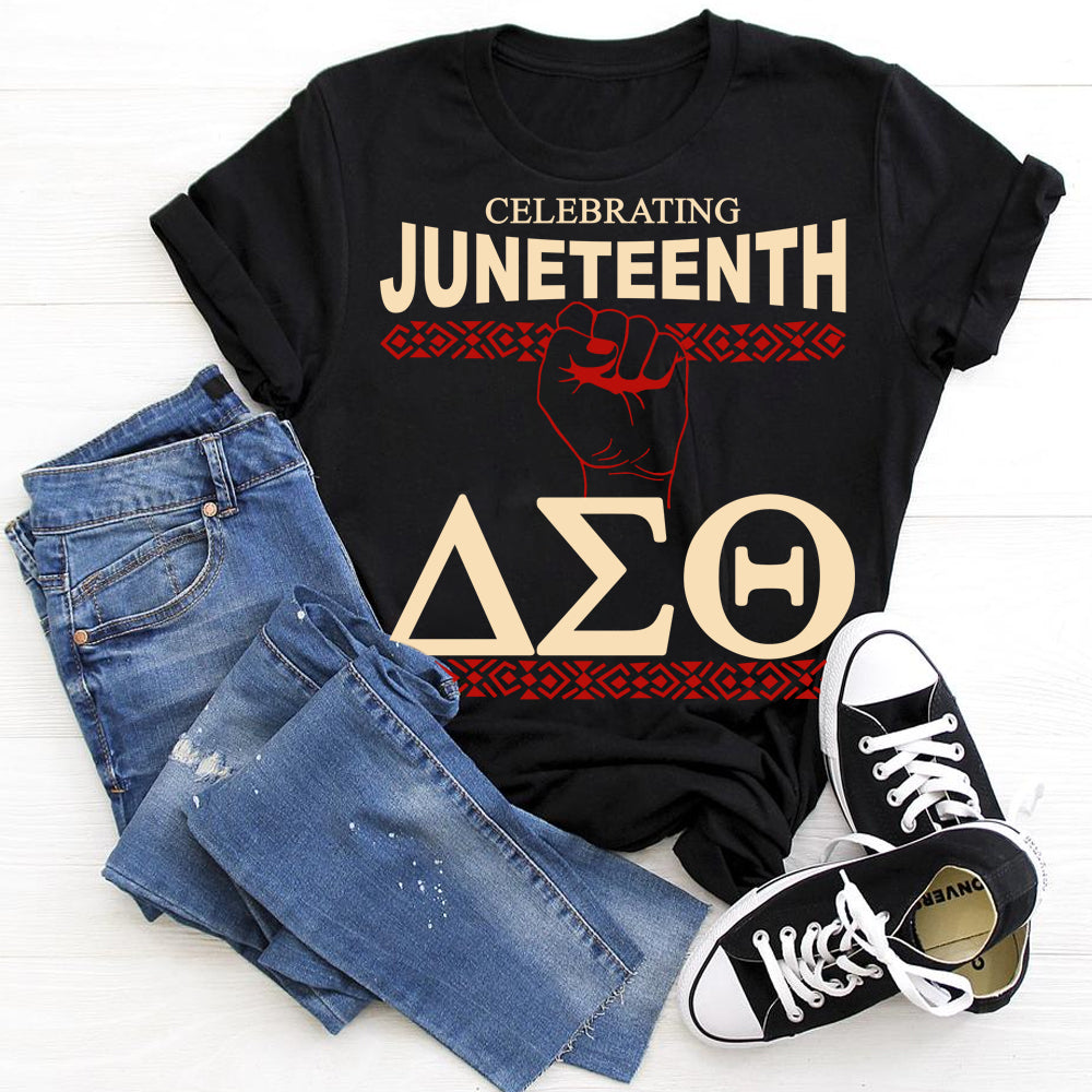 Celebrate Juneteenth DST PNG SVG