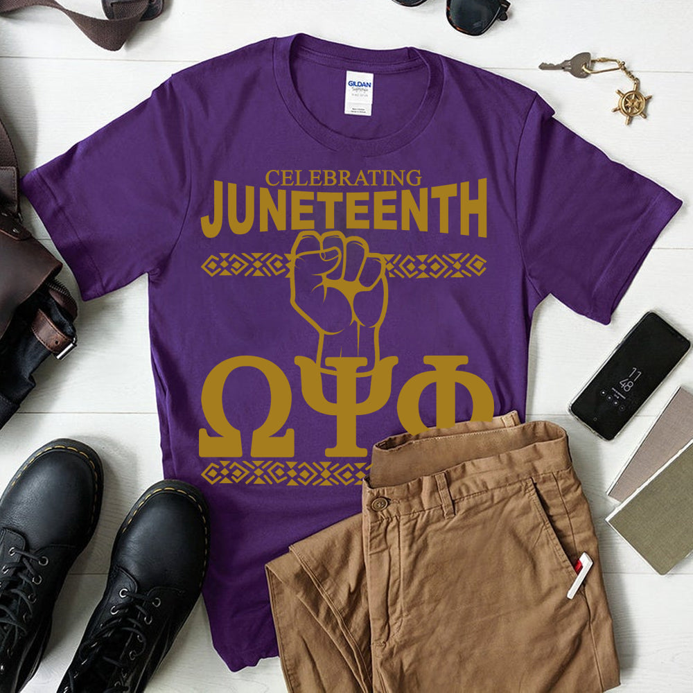 Celebrate Juneteenth Omega PNG SVG