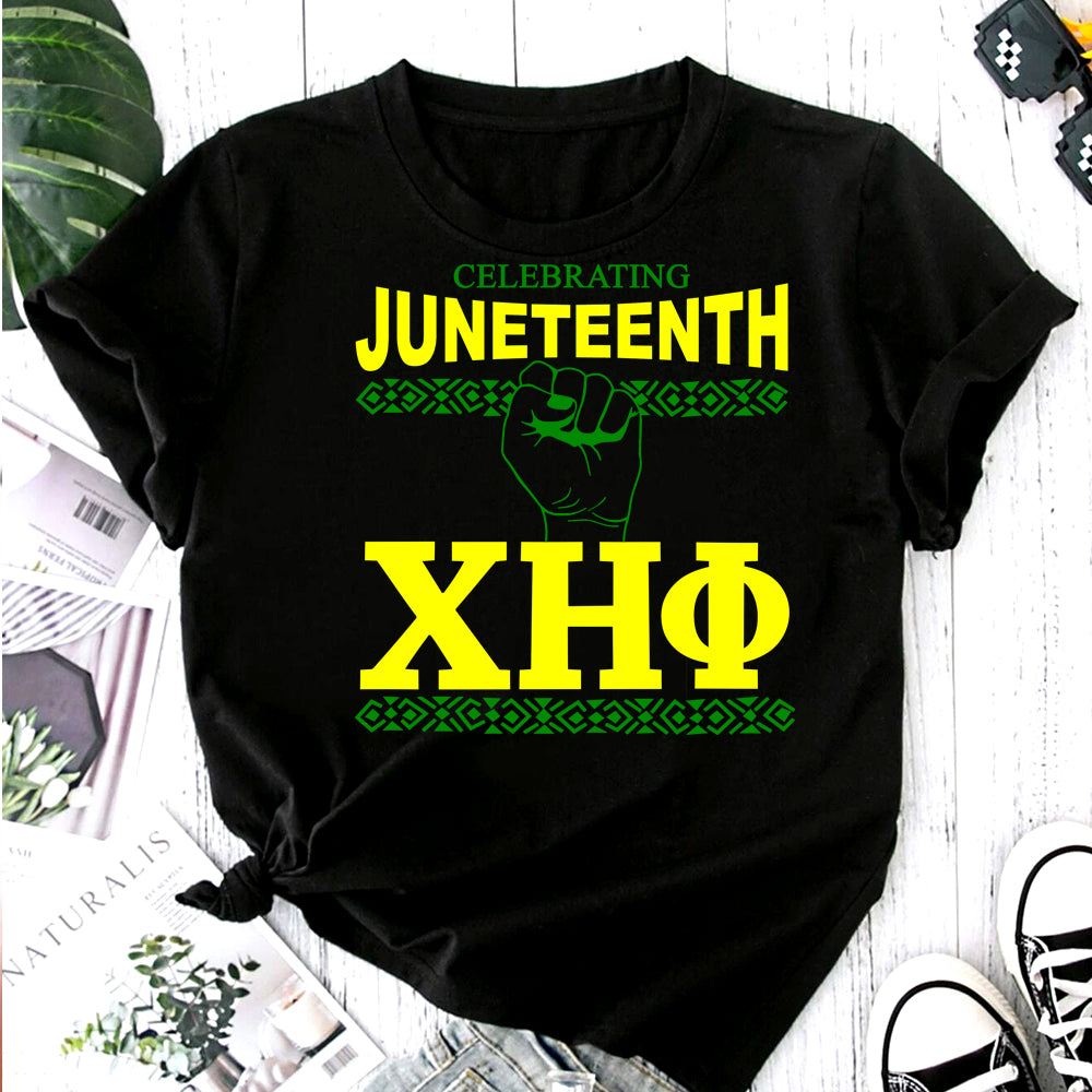 Celebrate Juneteenth Chi Eta Phi PNG SVG