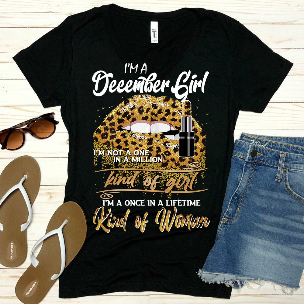 December Girl Cheetah Lips PNG Only
