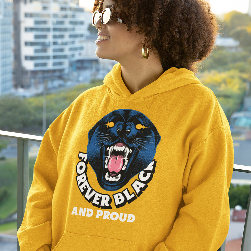 Forever Black and Proud Panther PNG