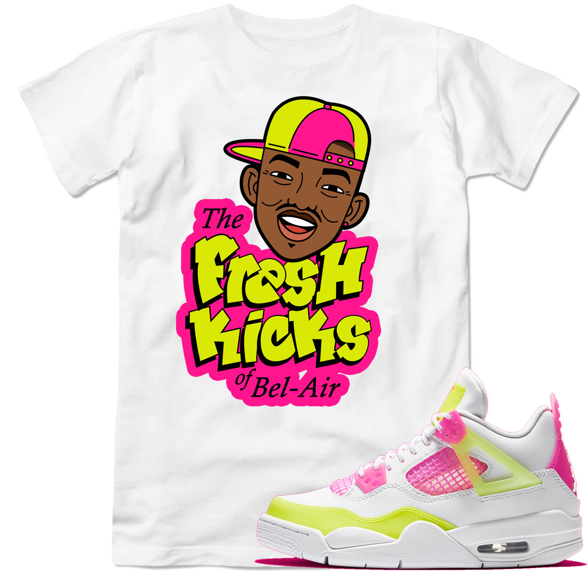 Fresh Kicks Jordan 4 Retro Sneakermatch PNG SVG