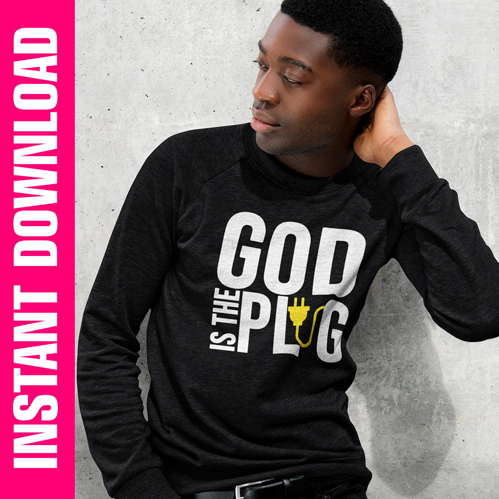 God is the Plug PNG SVG